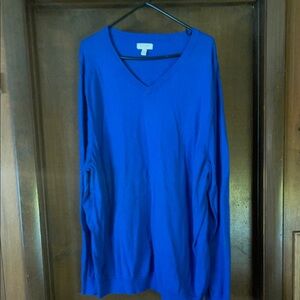 Sonoma V-Neck Blue Sweater